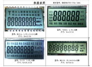 Heat meter LCD